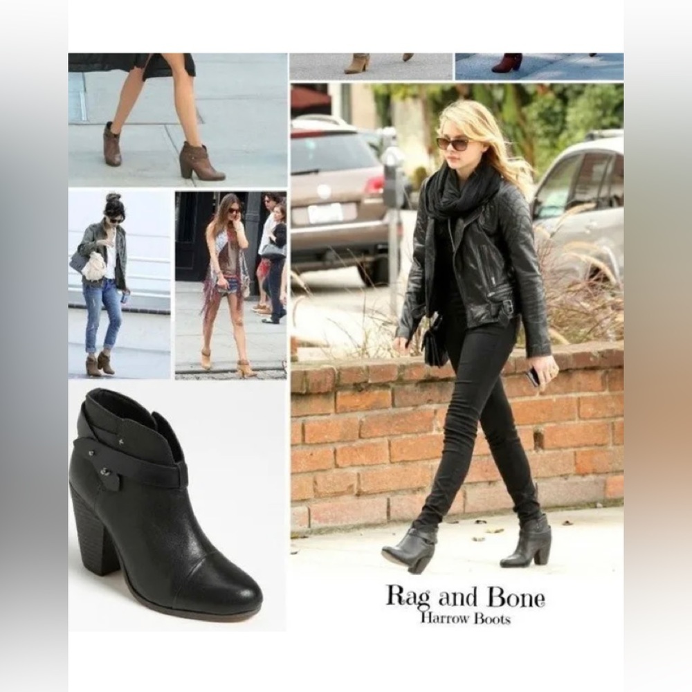 Rag And Bone Harrow Leather Bootie - image 3